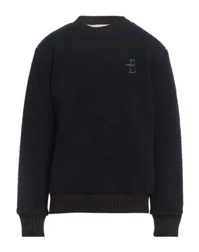 Ballantyne Man Sweatshirt Midnight Blue Size Xl Polyester