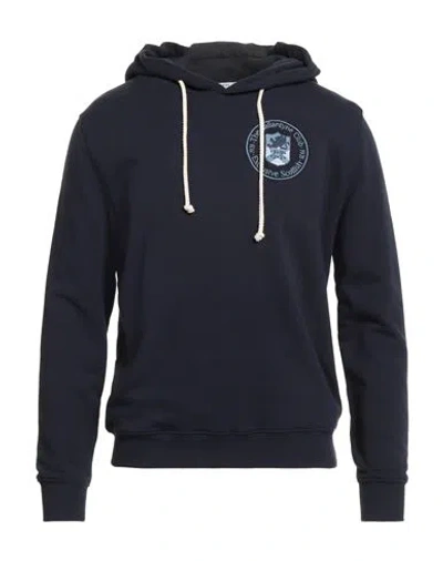 Ballantyne Man Sweatshirt Navy Size L Cotton In Blue