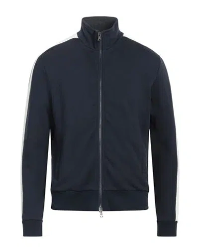 Ballantyne Man Sweatshirt Navy Blue Size 3xl Cotton
