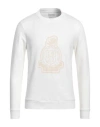 Ballantyne Man Sweatshirt Off White Size S Cotton