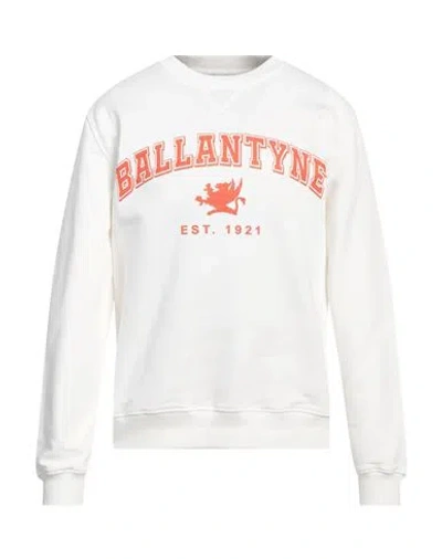 Ballantyne Man Sweatshirt Off White Size Xxl Cotton
