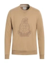 Ballantyne Man Sweatshirt Sand Size L Cotton In Beige