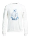 Ballantyne Man Sweatshirt White Size L Cotton In White