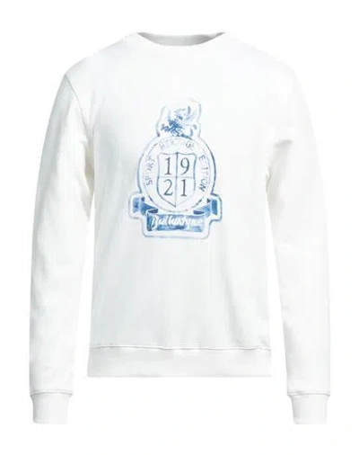 Ballantyne Man Sweatshirt White Size L Cotton