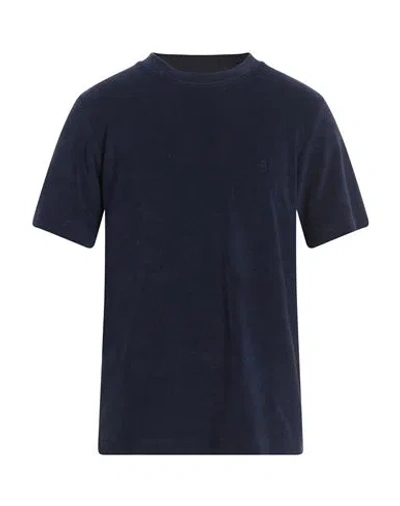 Ballantyne Man T-shirt Midnight Blue Size S Cotton, Polyester