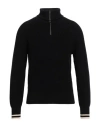 Ballantyne Man Turtleneck Black Size 38 Cotton In Black