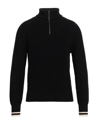 Ballantyne Man Turtleneck Black Size 38 Cotton