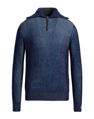 Ballantyne Man Turtleneck Light Blue Size 42 Cotton, Cashmere