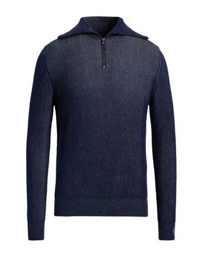 BALLANTYNE BALLANTYNE MAN TURTLENECK NAVY SIZE 42 COTTON, CASHMERE