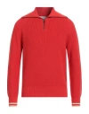 Ballantyne Man Turtleneck Red Size 42 Cotton