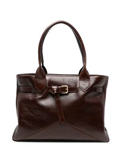 Ballantyne Medium Kate Tote Bag In Burgundy