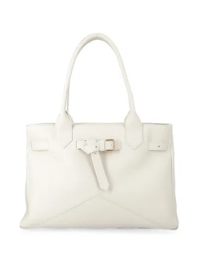 Ballantyne Medium Kate Tote Bag In White
