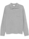 Ballantyne Mélange-effect Sweater In Grey
