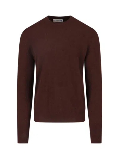 Ballantyne Men's Cashmere Crewneck Sweater In Yellow