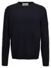 Ballantyne Merino Sweater Sweaters And Cardigans Black In Blue