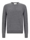 Ballantyne Merino Sweater In Gray