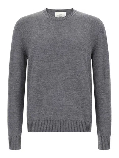Ballantyne Merino Sweater In Gray