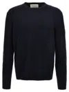Ballantyne Merino Sweater Sweaters And Cardigans Black In Blue