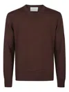 Ballantyne Merino-wool Crew-neck Sweater In Black