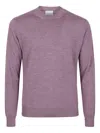 Ballantyne Merino Wool Crew-neck Sweater In Pink