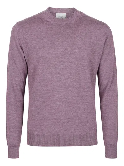 Ballantyne Merino Wool Crew-neck Sweater In Pink