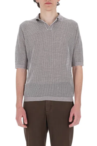 Ballantyne Minimalist Men's Polo In Gray