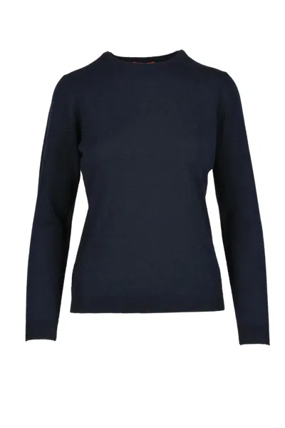 Ballantyne Multicolor Wool Sweater With Vibrant Design In Blue