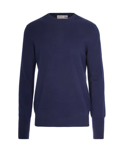 Ballantyne Pullover In Cashmere Blu Navy In Multi
