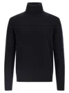 Ballantyne Wool Turtleneck Sweater In Blue