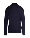 Ballantyne Dolcevita In Lana Blu Navy In Blue