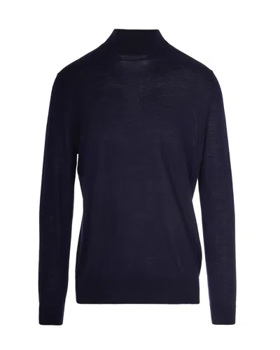 Ballantyne Dolcevita In Lana Blu Navy In Blue