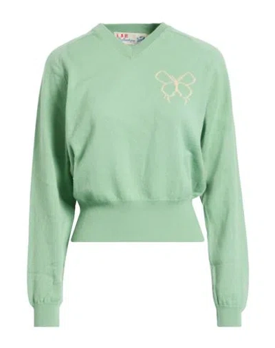 Ballantyne Of Peebles Lab Woman Sweater Light Green Size 6 Cashmere In Multi