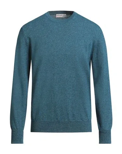 Ballantyne Of Peebles Man Sweater Deep Teal Size 46 Cashmere In Green