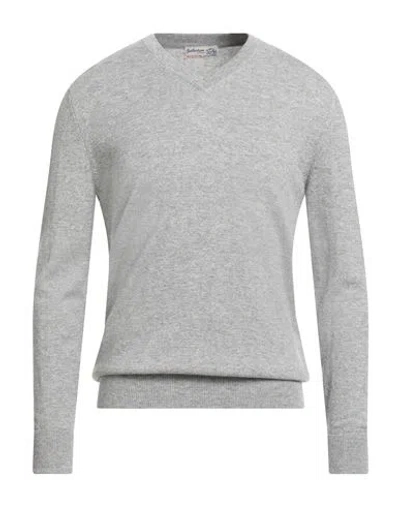Ballantyne Of Peebles Man Sweater Light Grey Size 44 Cashmere In Gray