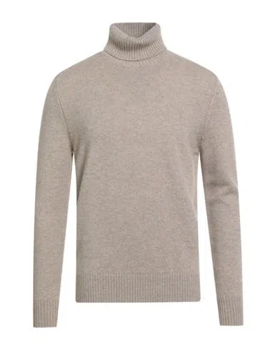 Ballantyne Of Peebles Man Turtleneck Beige Size 38 Cashmere In Brown