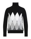 Ballantyne Of Peebles Man Turtleneck Black Size 42 Cashmere In Black