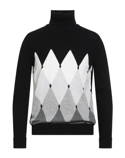 Ballantyne Of Peebles Man Turtleneck Black Size 42 Cashmere