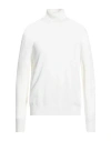 Ballantyne Of Peebles Man Turtleneck Cream Size 46 Wool In White