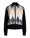 Ballantyne Of Peebles Woman Cardigan Black Size 8 Cashmere In Black