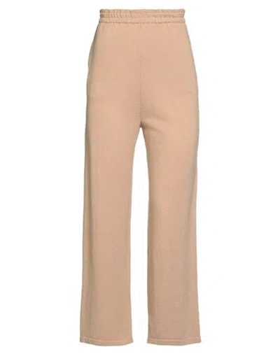 Ballantyne Of Peebles Woman Pants Camel Size 6 Cashmere