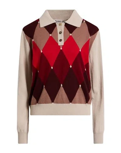 Ballantyne Of Peebles Woman Sweater Beige Size 6 Cashmere In Multi