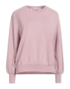Ballantyne Of Peebles Woman Sweater Blush Size 6 Cashmere In Pink