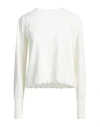 Ballantyne Of Peebles Woman Sweater Ivory Size 10 Cashmere In White
