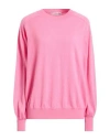 Ballantyne Of Peebles Woman Sweater Pink Size 8 Cashmere