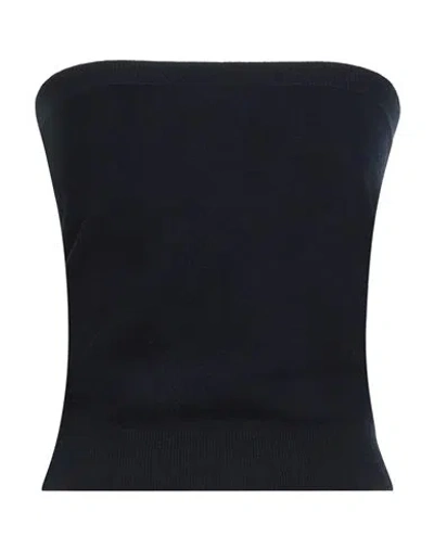 Ballantyne Of Peebles Woman Top Midnight Blue Size 6 Cashmere