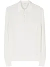 Ballantyne Open-knit Polo Shirt In Neutrals