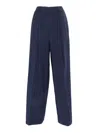 Ballantyne Loose-fit Blu Trousers In Blue