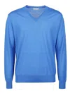 Ballantyne Plain Sweater In Cobalto