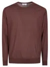 Ballantyne Plain Sweater In Brown