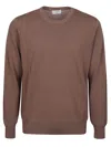 Ballantyne Plain Sweater In Mastic